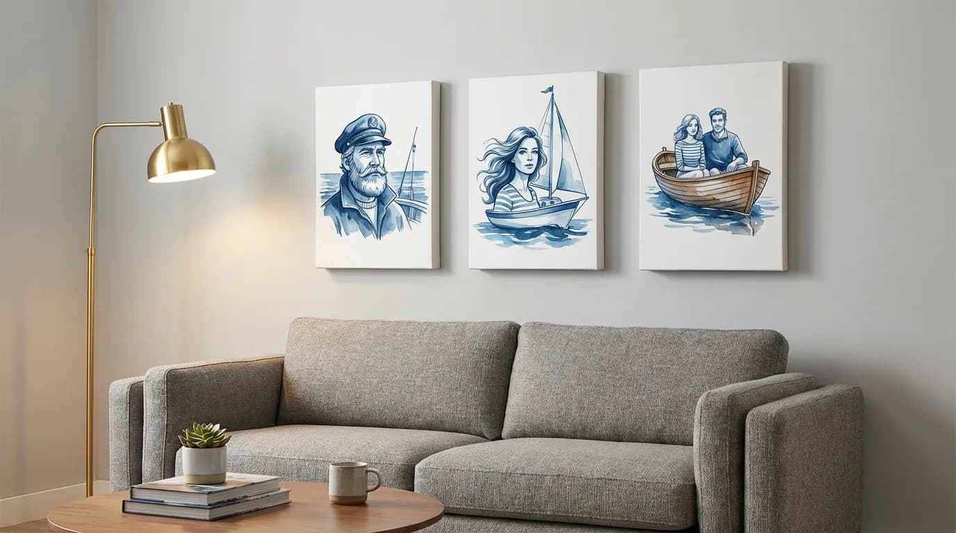 Gallery wall display