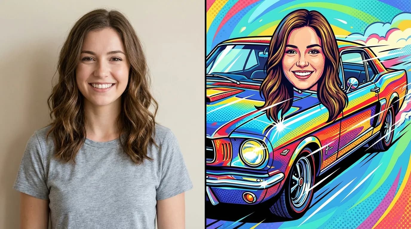 Before and after transformation