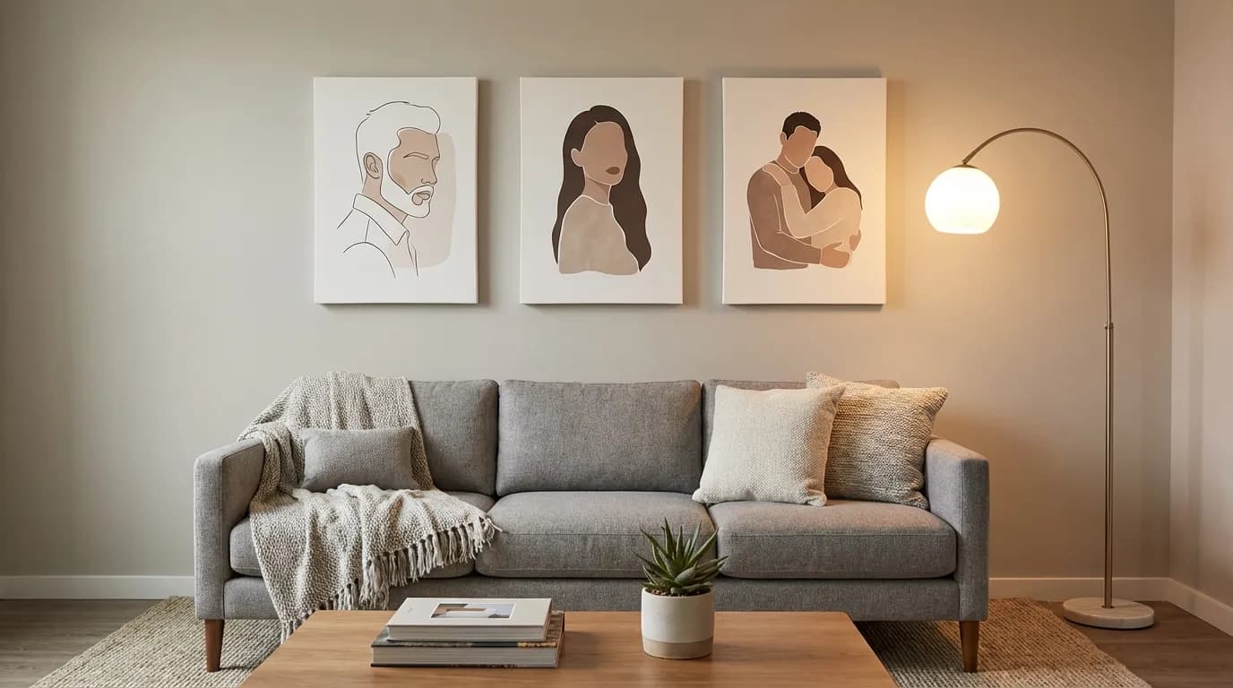 Gallery wall display