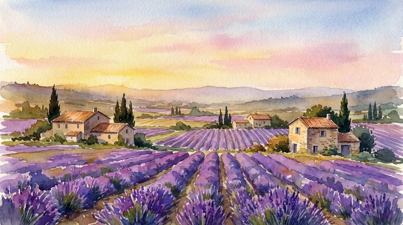 Watercolor house portrait background