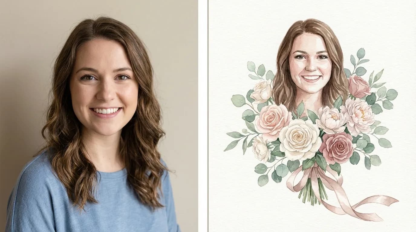 Before and after transformation