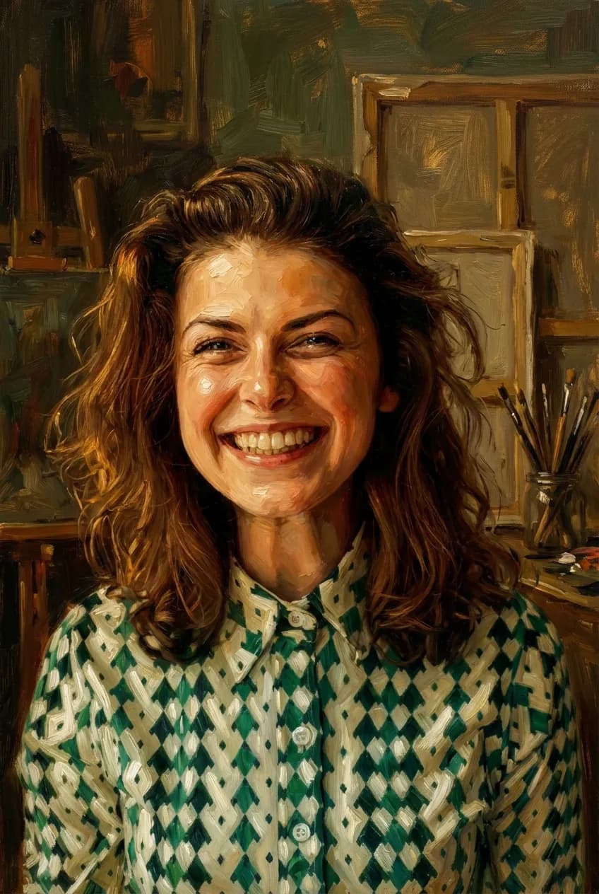 Custom Portrait AI portrait example