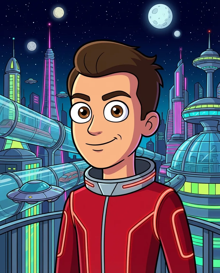 Futurama Portrait AI portrait example