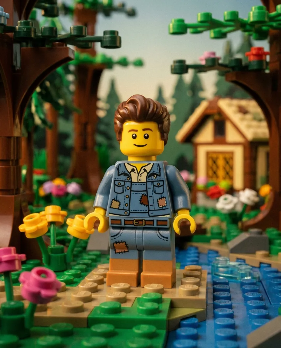 LEGO Portrait AI portrait example