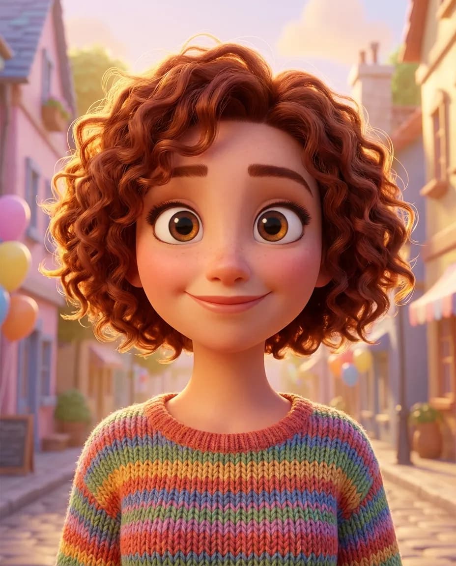 Pixar Portrait AI portrait example