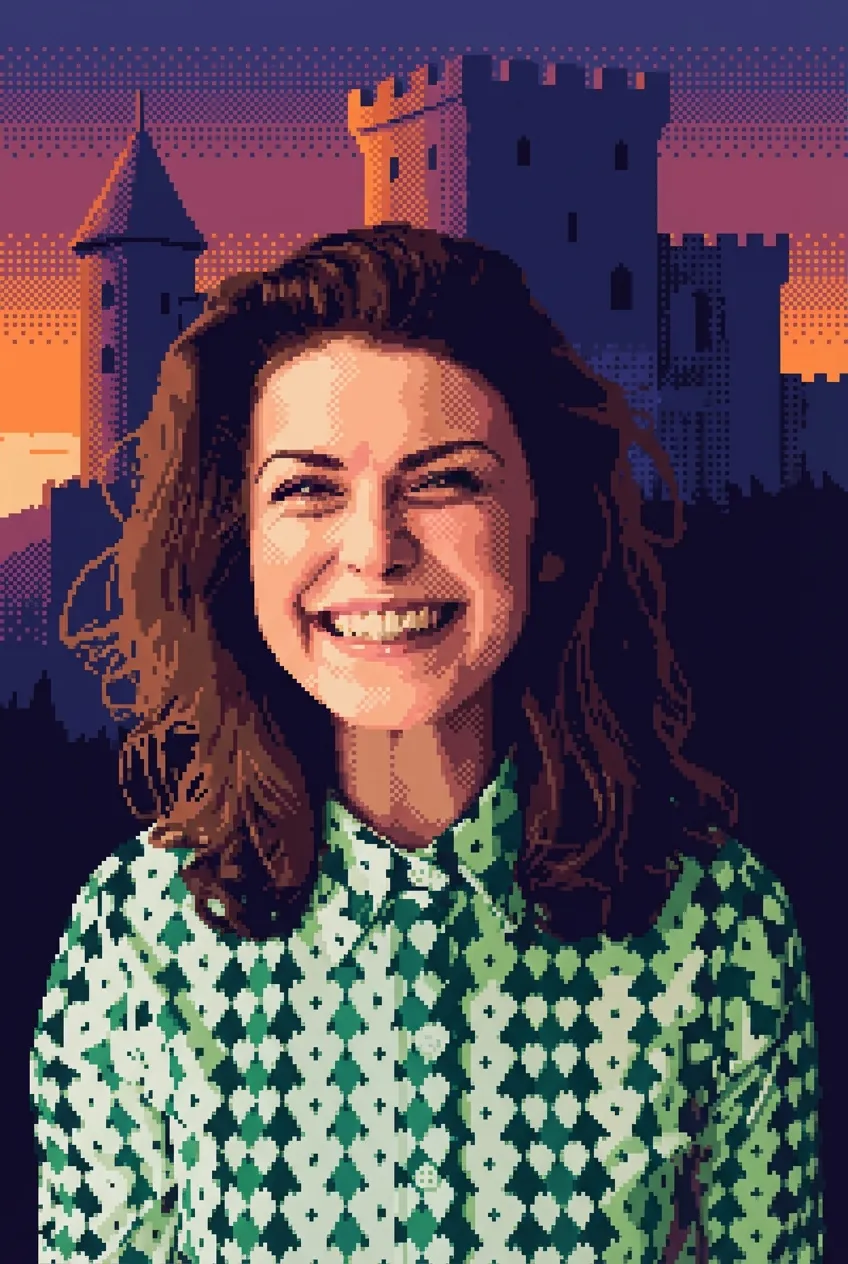 Pixel Art Portrait AI portrait example