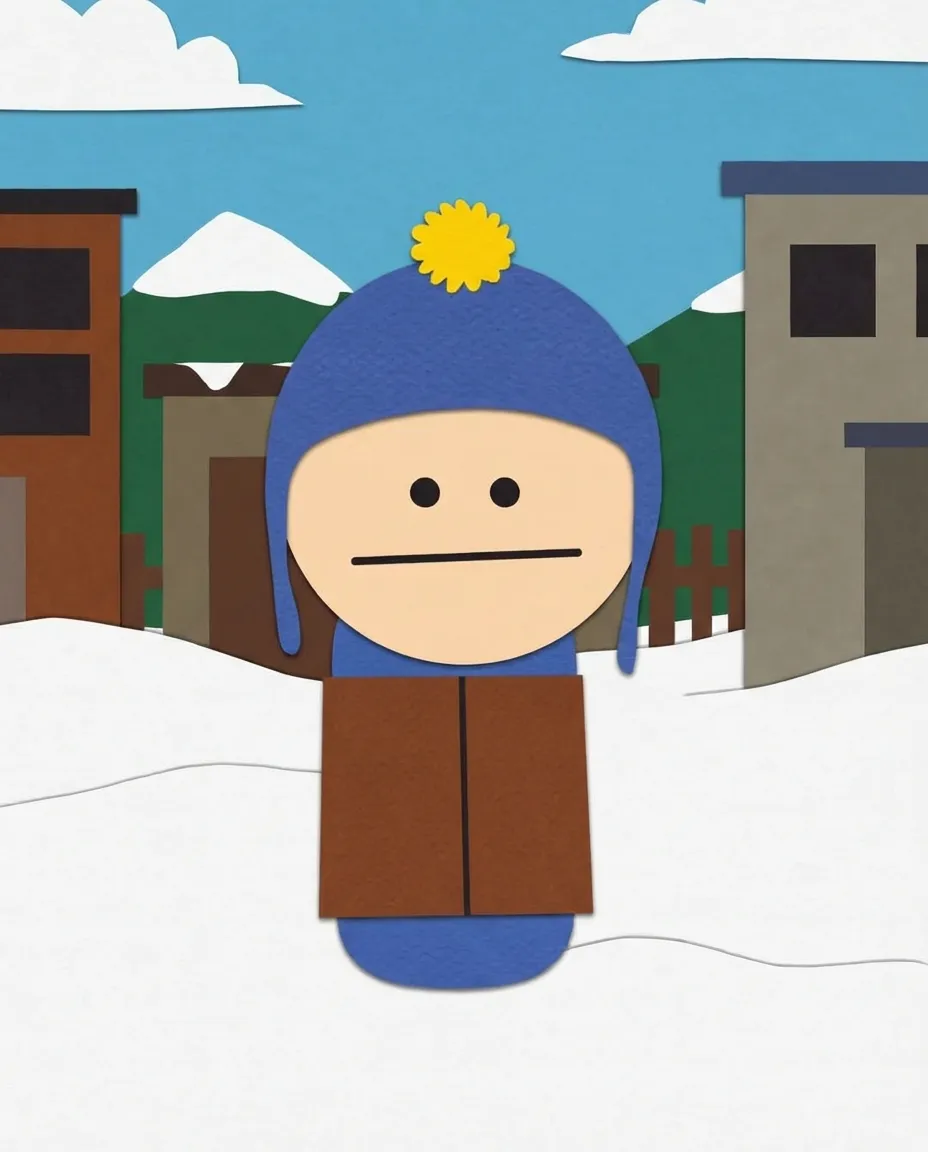 South Park Portrait AI portrait example