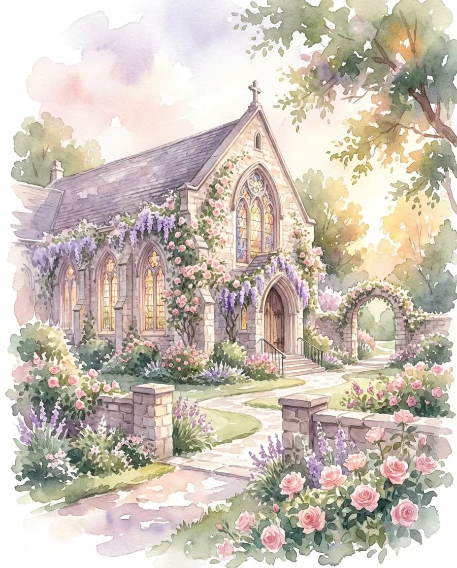 Wedding Venue Portrait AI portrait example