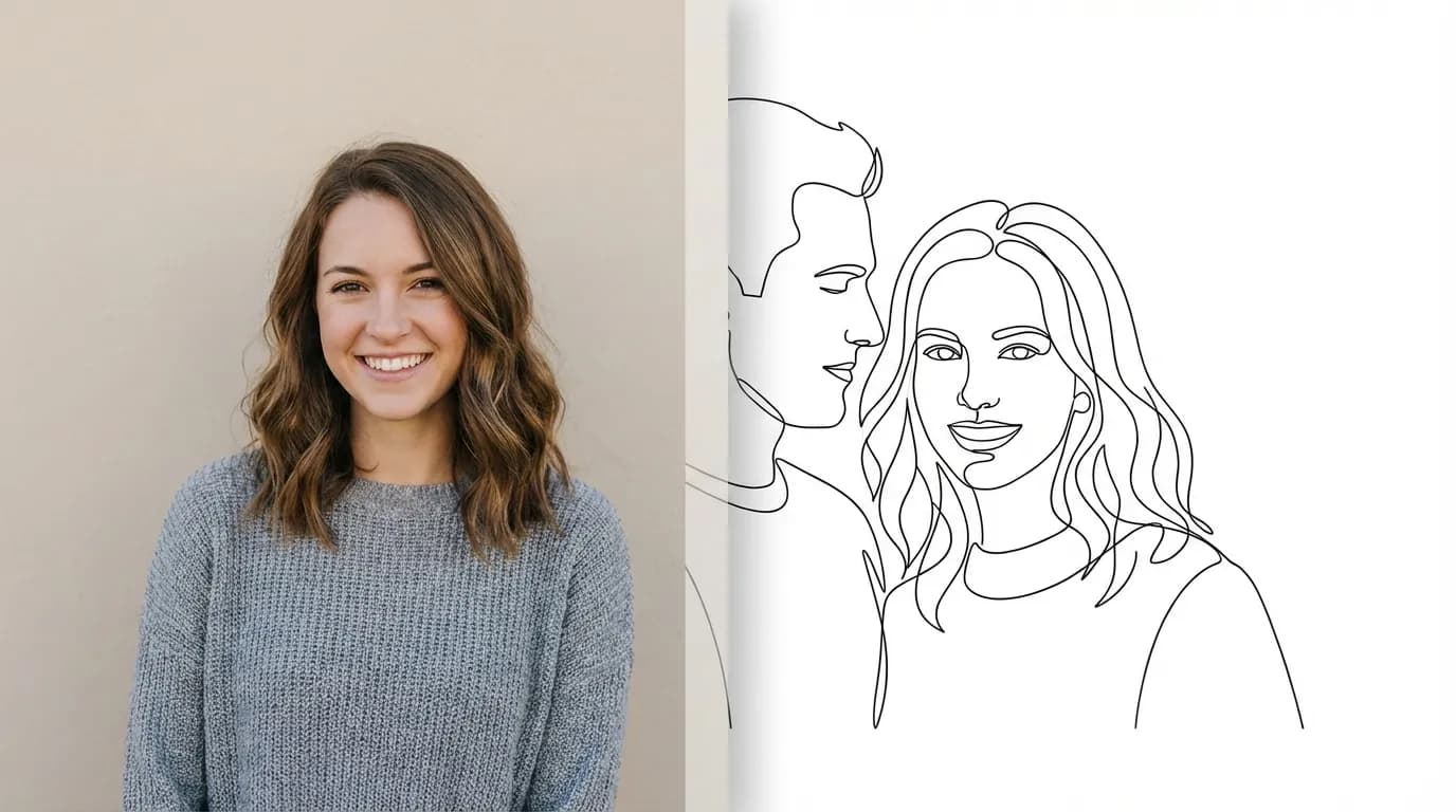 Before and after transformation