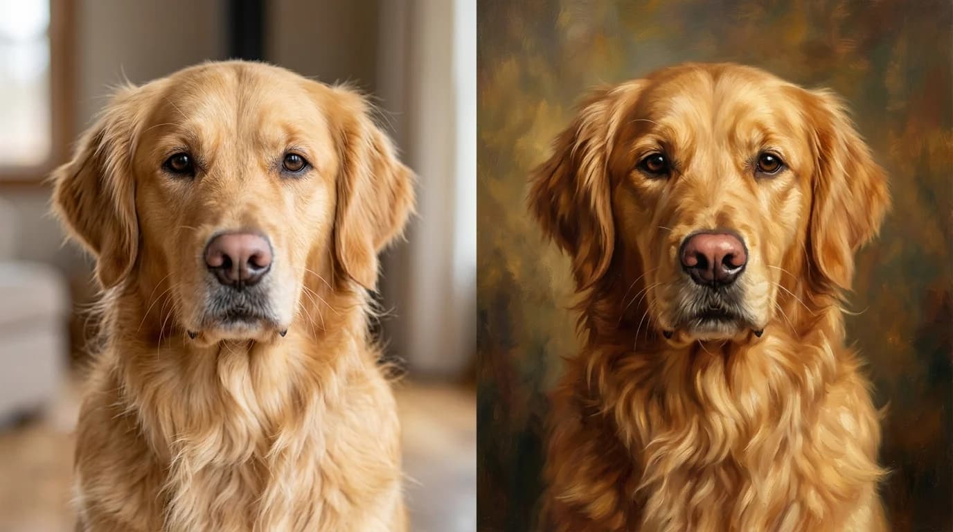 Original source photo before Watercolor portrait transformation