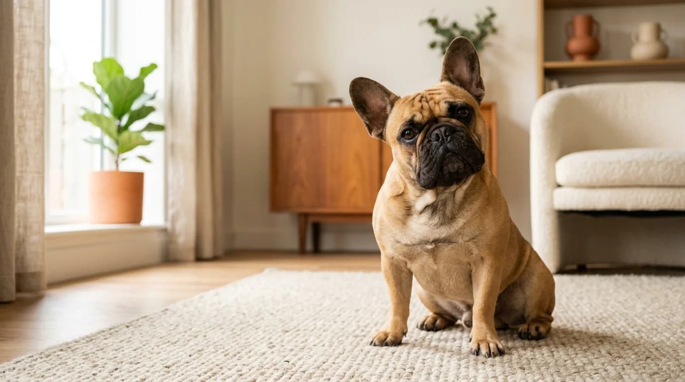 French Bulldog portrait background