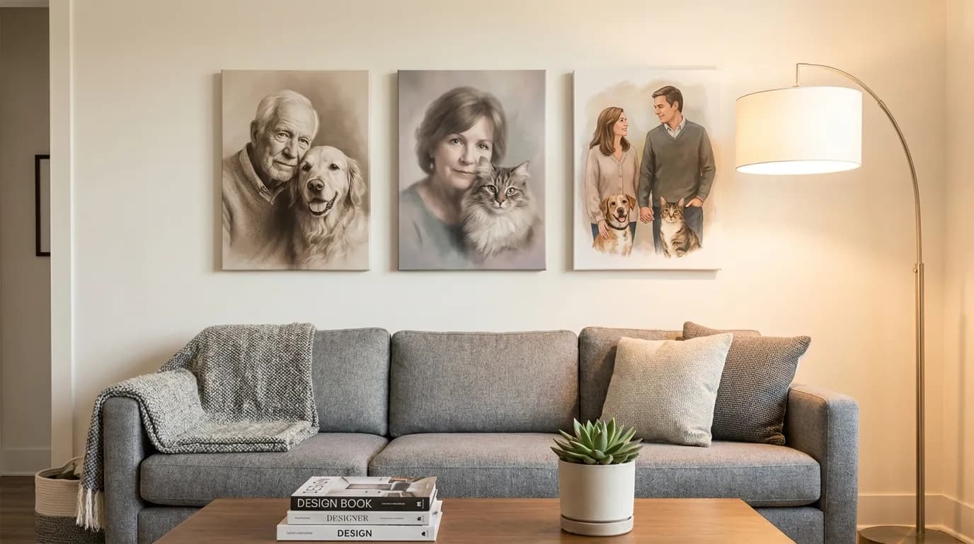 Gallery wall display