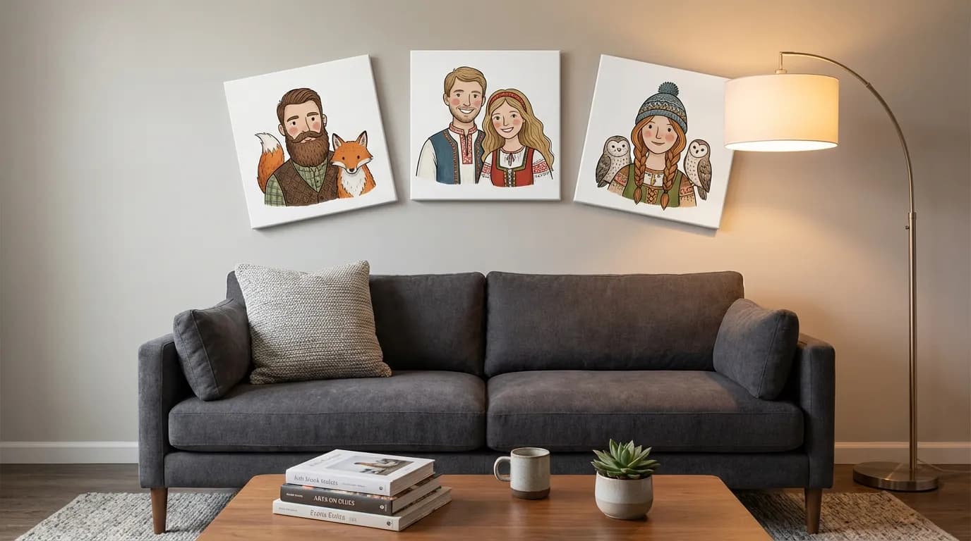 Gallery wall display