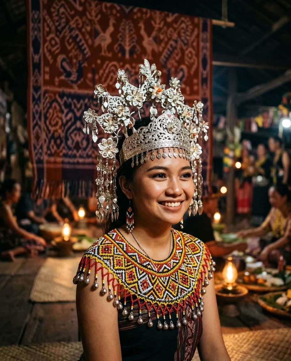 Gawai Dayak Portrait gift idea